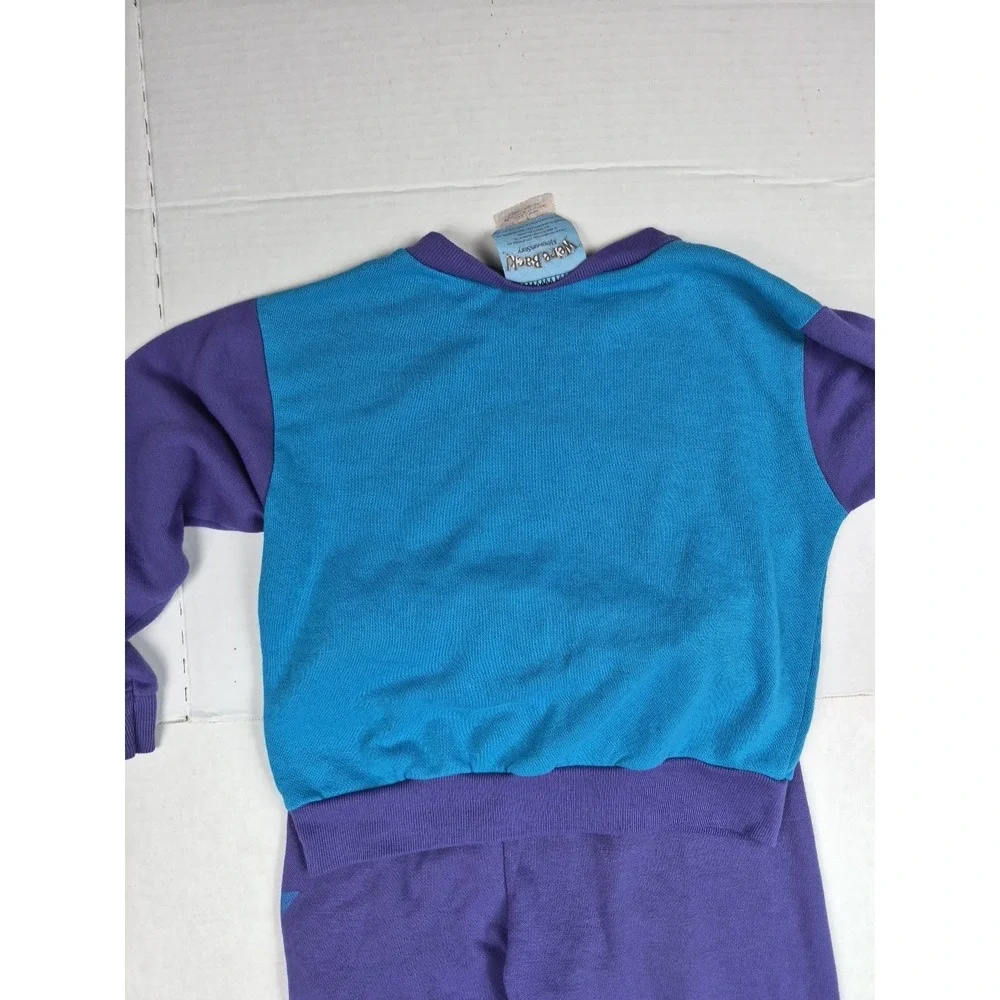 Vintage we're back a dinosaur's story kids shirt Pants‎ Outfit Size 7 90s FLAWS - Picture 9 of 16